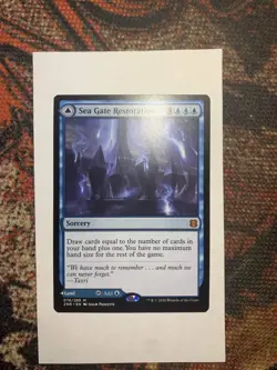 MTG Sea Gate Restoration Zendikar Rising Near Mint Free Shipping - Image 1