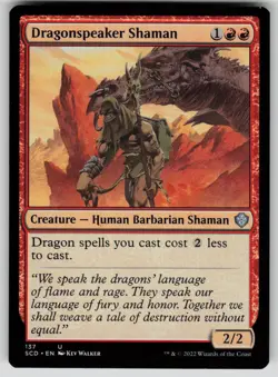 Dragonspeaker Shaman Normal U Starter Commander Decks 137 NM - Image 1