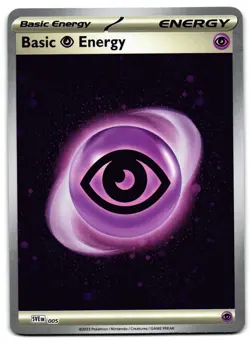Psychic Energy 005 - Scarlet & Violet Pokemon TCG Holo - M/LP Card - Image 1
