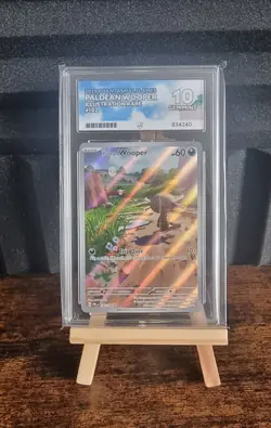 Paldean Wooper illustration rare Phantasmal flames 102/094 ACE 10 Pokemon TCG - Image 1