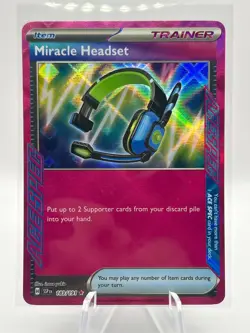 Miracle Headset - Pokemon - SV08: Surging Sparks - Holo - 183/191 NM - Image 1