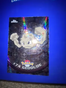 2000 Pokemon Topps Chrome Geodude SPECTRA! - Image 2