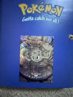 2000 Pokemon Topps Chrome Geodude SPECTRA! - Image 3