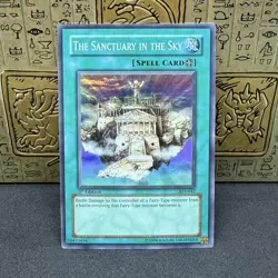 Yugioh The Sanctuary in the Sky AST-042 1st Edition Super Rare NM - Image 1