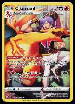 Charizard TG03/TG30 Holo Lost Origin Trainer Gallery Pokemon Card - Image 1