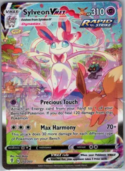 Sylveon VMAX (Alternate Art Secret) 212/203 Evolving Skies - Pokemon Card - NM - Image 1
