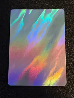 Chaotic TCG Blank Ripple Foil Error Card - Image 1