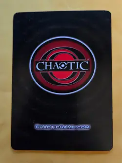 Chaotic TCG Blank Ripple Foil Error Card - Image 2