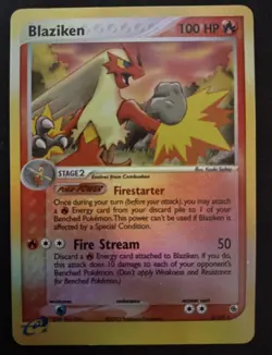 Pokemon Blaziken Ex Ruby And Sapphire Holo 3/109 LP Card - Image 1