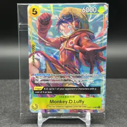 Monkey.D.Luffy OP07-109 SR Illustration Box Vol 3 SEALED Promo One Piece Card - Image 1