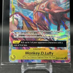 Monkey.D.Luffy OP07-109 SR Illustration Box Vol 3 SEALED Promo One Piece Card - Image 2
