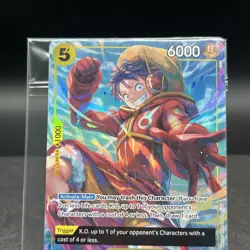 Monkey.D.Luffy OP07-109 SR Illustration Box Vol 3 SEALED Promo One Piece Card - Image 3