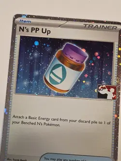 Pokemon N's PP Up 153/159 Prize Pack Series 8 Cosmo Holo Pack Fresh SWIRL - Image 4
