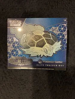 Pokemon TCG Stellar Crown Pokemon Center Exclusive ETB Elite Trainer Box Sealed - Image 1