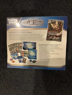 Pokemon TCG Stellar Crown Pokemon Center Exclusive ETB Elite Trainer Box Sealed - Image 2