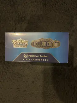 Pokemon TCG Stellar Crown Pokemon Center Exclusive ETB Elite Trainer Box Sealed - Image 3