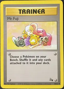 Mr. Fuji 58/62 Fossil Regular - Pokemon Card - Image 1