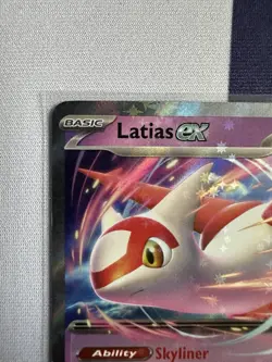 Latias EX 076/191 Double Rare Surging Sparks Holo Pokemon Card English TCG NM - Image 2