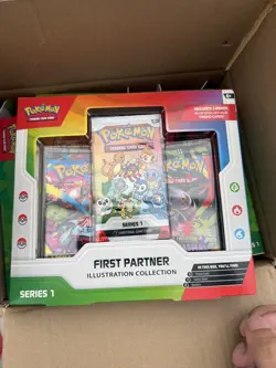 Pokemon First Partner Illustration Collection Series 1 Sealed Box - Image 1