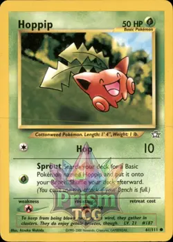 Hoppip 61/111 Common Neo Genesis Pokemon - Image 1