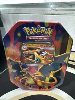 Mega Charizard Ex Pokemon Sealed Tin Qty Available - Image 1