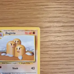 Pokemon Dugtrio 19/102 Rare Base Set Unlimited - Image 3