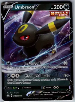 Umbreon V SWSH203 SWSH: Sword & Shield Promo Cards - Pokemon Card - NM - Image 1