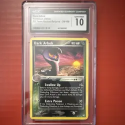 Pokemon Dark Arbok 29/109 EX Team Rocket Returns Regular CGC 10 Graded Card - Image 1