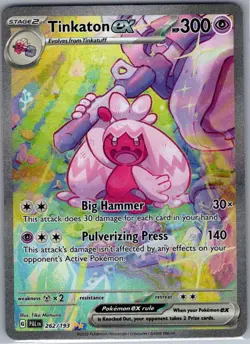 Tinkaton ex 262/193 SIR SV02: Paldea Evolved - Pokemon Card - NM - Image 1