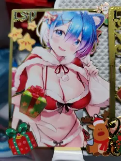 Rem Lot Goddess Story Gold METAL Card Maiden Party #95/200 & #128/200 Waifu - Image 2