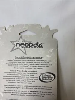 Neopets Trading Card Game Base Set Sealed 8-Card Booster Pack WotC - Image 5