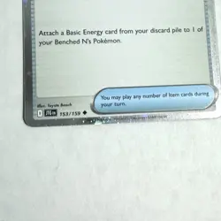 N's PP Up 153/159 Prize Pack Series Cards Holo - Image 4