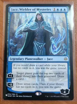 Magic MTG Jace, Wielder of Mysteries WAR 0054 The List Reprints Regular Rare - Image 1