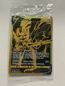Zacian V SWSH076 Promo Pokemon Card Gold Foil SEALED NM - Canadian Seller - Image 1