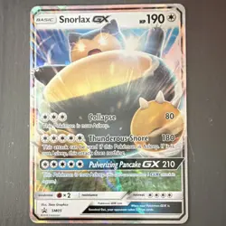The Pokemon Company Snorlax GX SM05 Promo Holo 190 HP English 2016 - Image 1