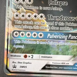 The Pokemon Company Snorlax GX SM05 Promo Holo 190 HP English 2016 - Image 4
