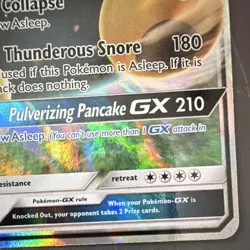The Pokemon Company Snorlax GX SM05 Promo Holo 190 HP English 2016 - Image 5
