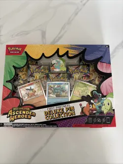 Pokemon Ascended Heroes First Partner Deluxe Pin Collection Sealed New - Image 1