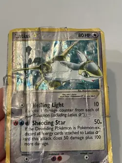 Pokemon Latias Gold Star Card 105/107 EX Deoxys 2005 DMG - Image 3