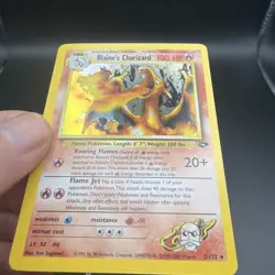 Pokemon TCG Blaine's Charizard Gym Challenge 2 Holo Unlimited Rare - Image 2