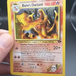 Pokemon TCG Blaine's Charizard Gym Challenge 2 Holo Unlimited Rare - Image 3