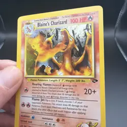 Pokemon TCG Blaine's Charizard Gym Challenge 2 Holo Unlimited Rare - Image 4