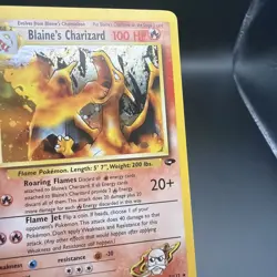 Pokemon TCG Blaine's Charizard Gym Challenge 2 Holo Unlimited Rare - Image 5