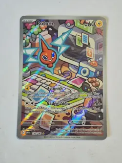 Rotom 197/182 Illustration Rare Destined Rivals Pokemon Holo Near Mint - Image 1