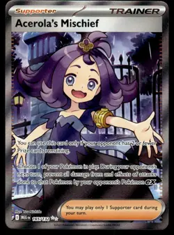 Pokemon TCG Mega Evolution #165/132 Acerola's Mischief - Image 1