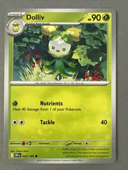 Pokemon TCG * Destined Rivals 022/182 Dolliv Common * UNG NM FRESH PACK - Image 1