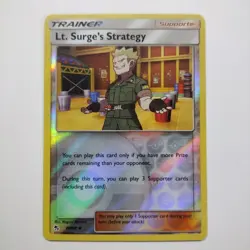 Pokemon - Lt. Surge's Strategy - 60/68 - Reverse Holo - Hidden Fates - NM/M - Image 1