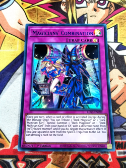 Magicians' Combination lds3-en099 *BLUE* 1st Edition (NM+) Ultra Rare Yu-Gi-Oh! - Image 1