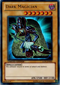 Yugioh Dark Magician LC01-EN005 Limited Edition Ultra Rare NM - Image 1