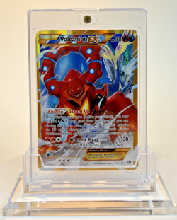 Pokemon TCG Volcanion EX Full Art Holo Secret Rare XY Steam Siege 115/114 - Image 1